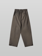 Wide Pants Dark-Beige – Front view | clean essentials / minimalist | UNPROVEN