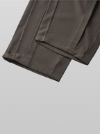 Wide Pants Dark-Beige – Front view | clean essentials / minimalist | UNPROVEN