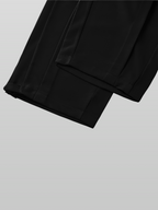 Wide Pants Black front - cleanfit minimal - UNPROVEN