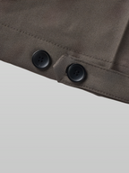 Wide Pants Dark-Beige – Front view | clean essentials / minimalist | UNPROVEN