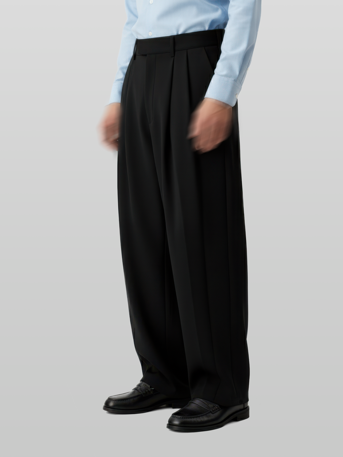 Pintuck Wide Pants