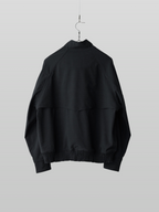 Harrington Jacket Black – Front view | clean essentials / minimalist | UNPROVEN