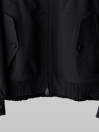 Harrington Jacket Black – Front view | clean essentials / minimalist | UNPROVEN