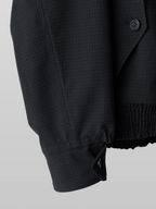 Harrington Jacket Black – Front view | clean essentials / minimalist | UNPROVEN