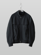 Harrington Jacket Black – Front view | clean essentials / minimalist | UNPROVEN