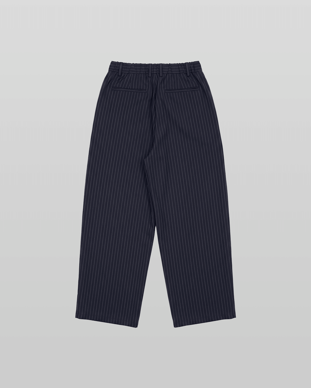 Pleated Striped Wide Pants