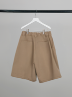 Wide Shorts Light-Beige front - cleanfit minimal - UNPROVEN