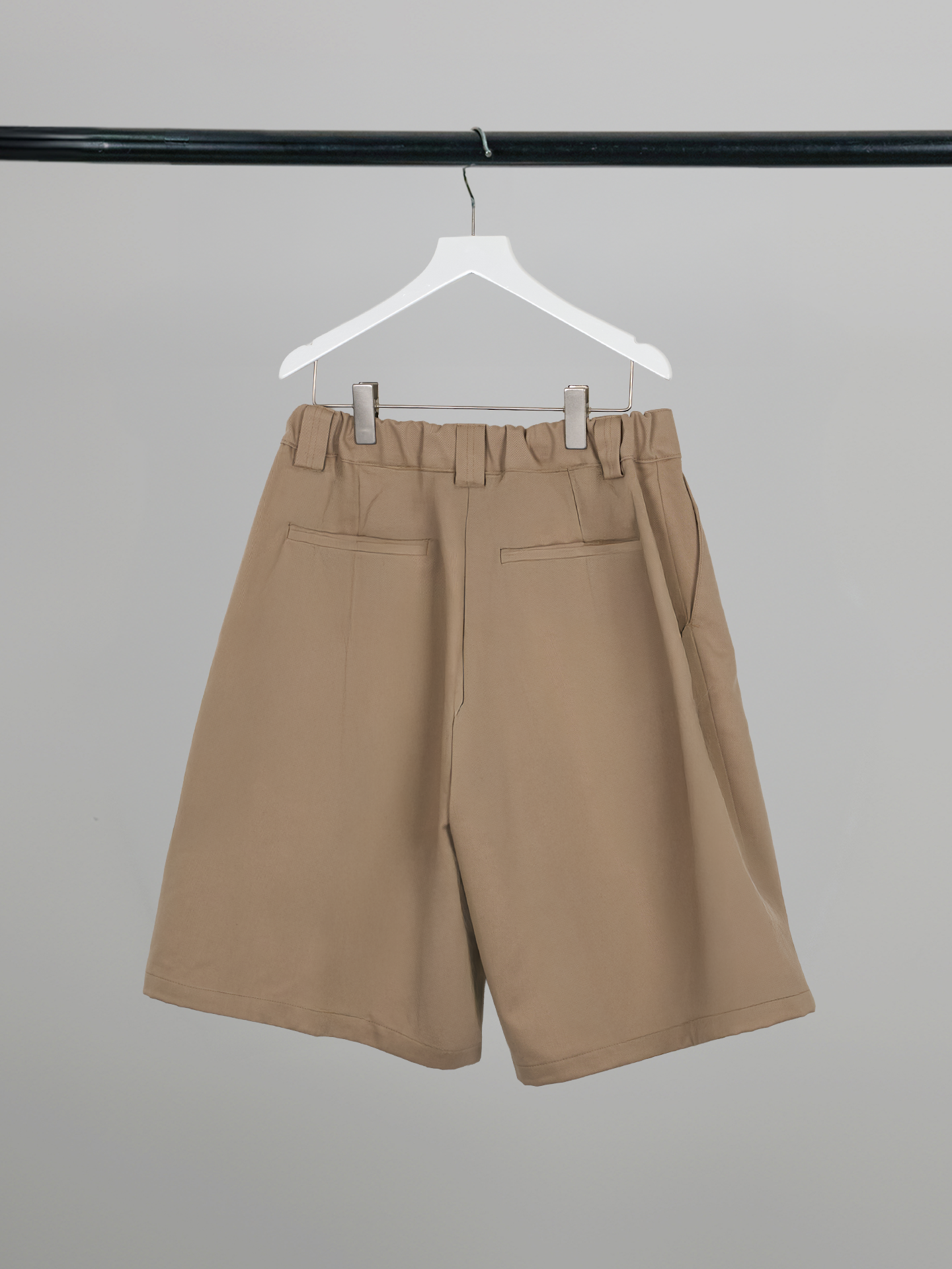 Pleated Wide Shorts