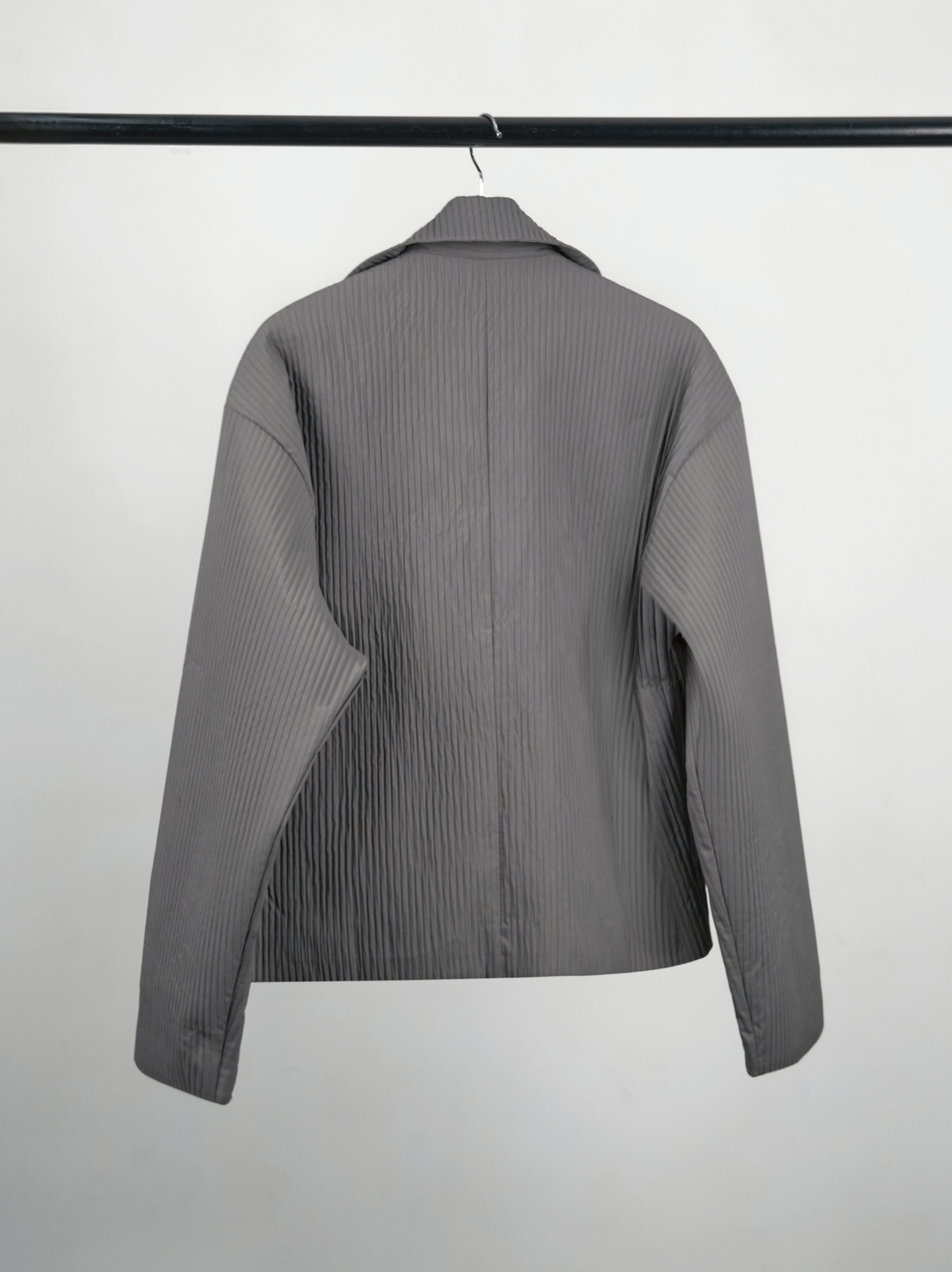 Pleated Zip Jacket