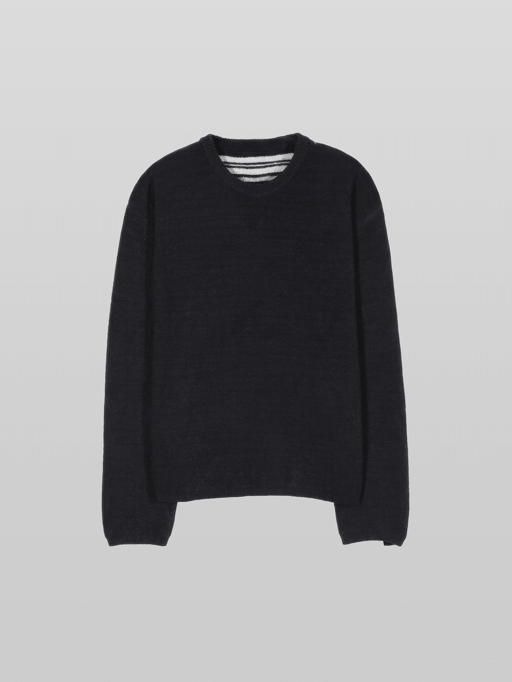 Reversible Wool-Blend Knit Navy