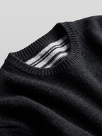 Reversible Wool-Blend Knit Navy