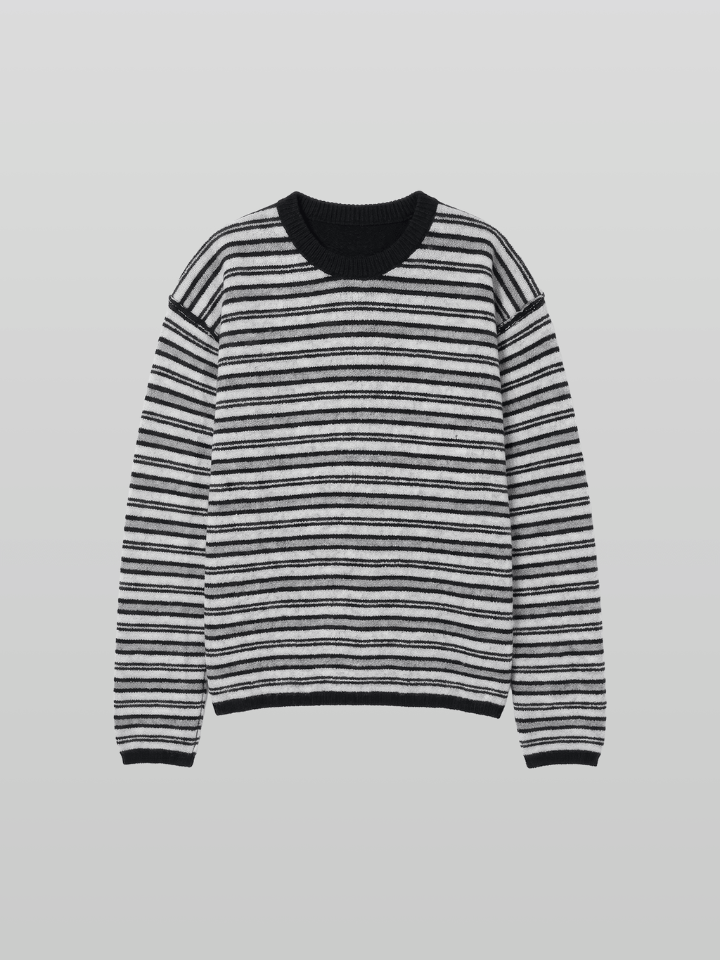Reversible Wool-Blend Knit Navy