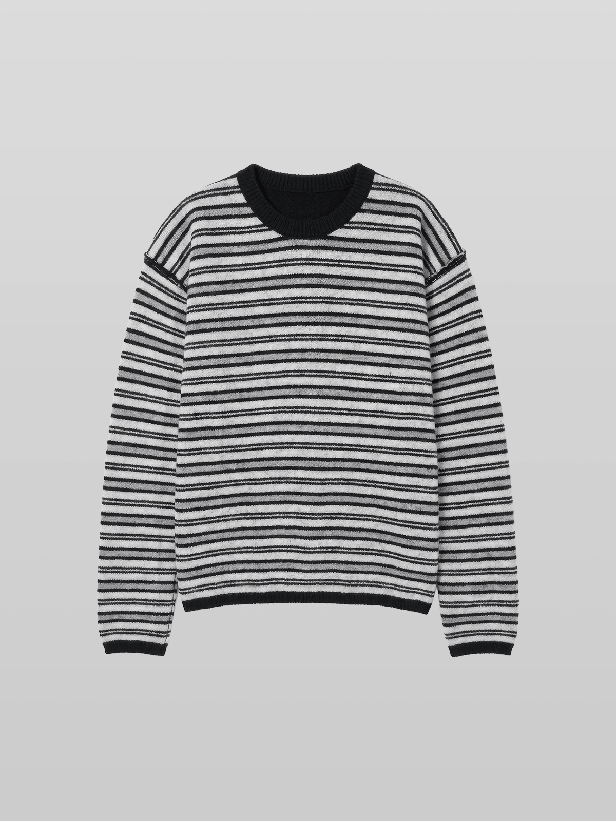 Reversible Wool-Blend Knit Navy