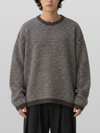 Reversible Wool-Blend Knit Navy