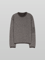 Reversible Wool-Blend Knit Navy