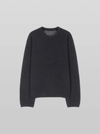 Reversible Wool-Blend Knit Navy