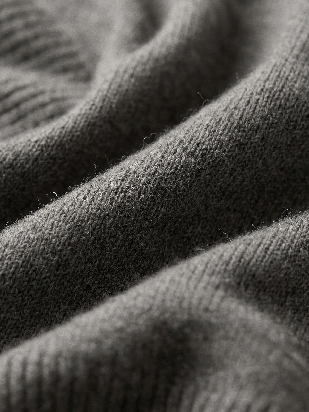 Reversible Wool-Blend Knit Navy