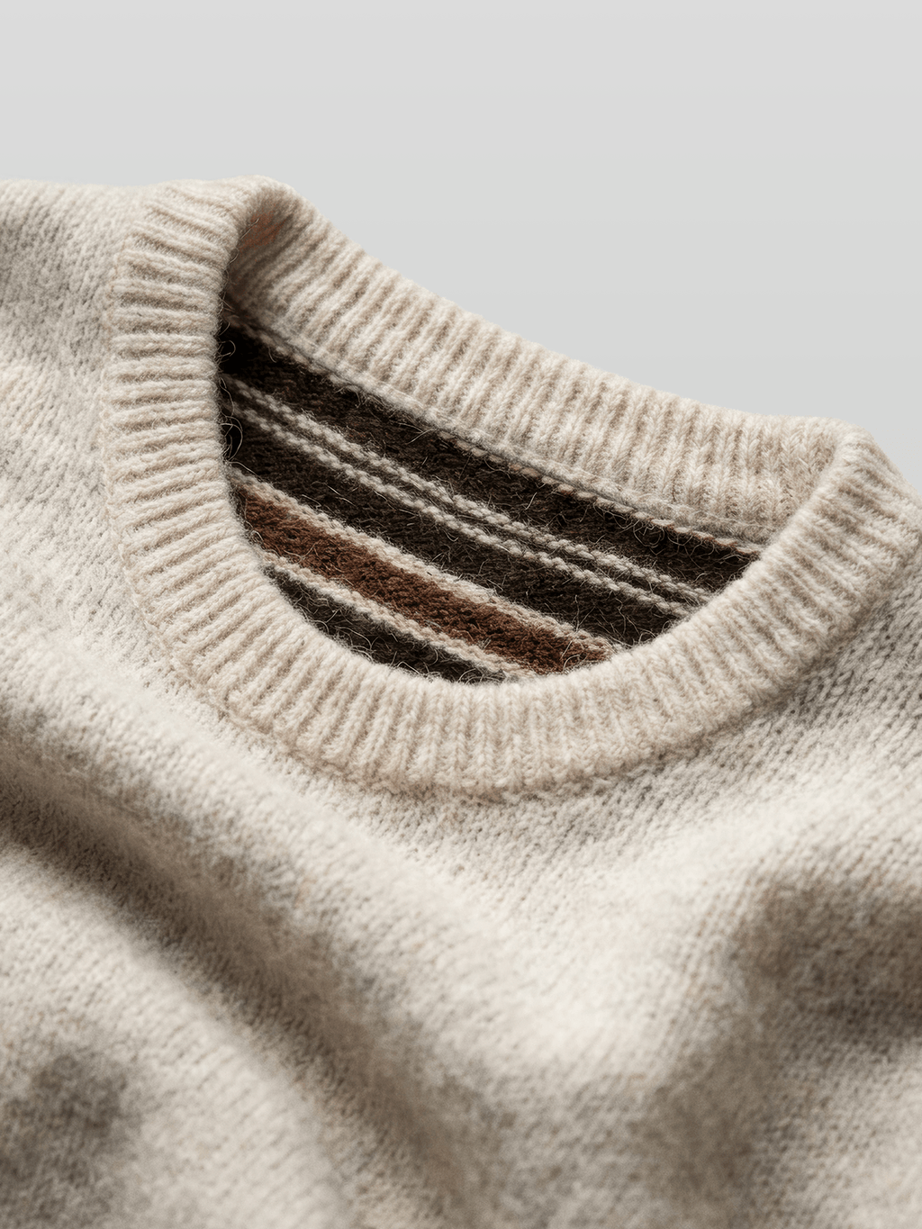 Reversible Wool-Blend Knit Navy