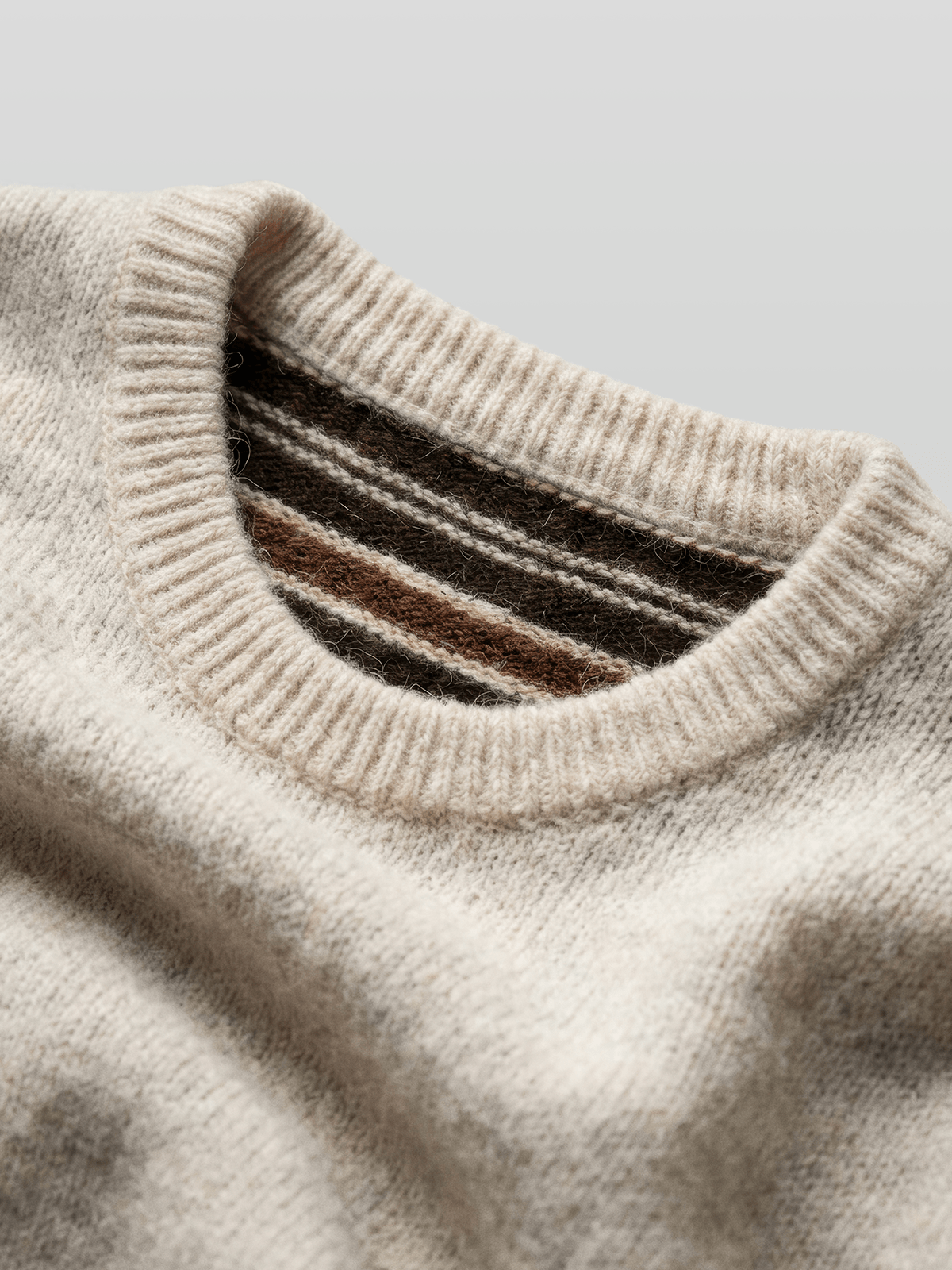Reversible Wool-Blend Knit Navy