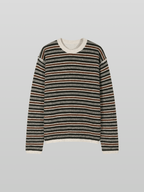 Reversible Wool-Blend Knit Navy