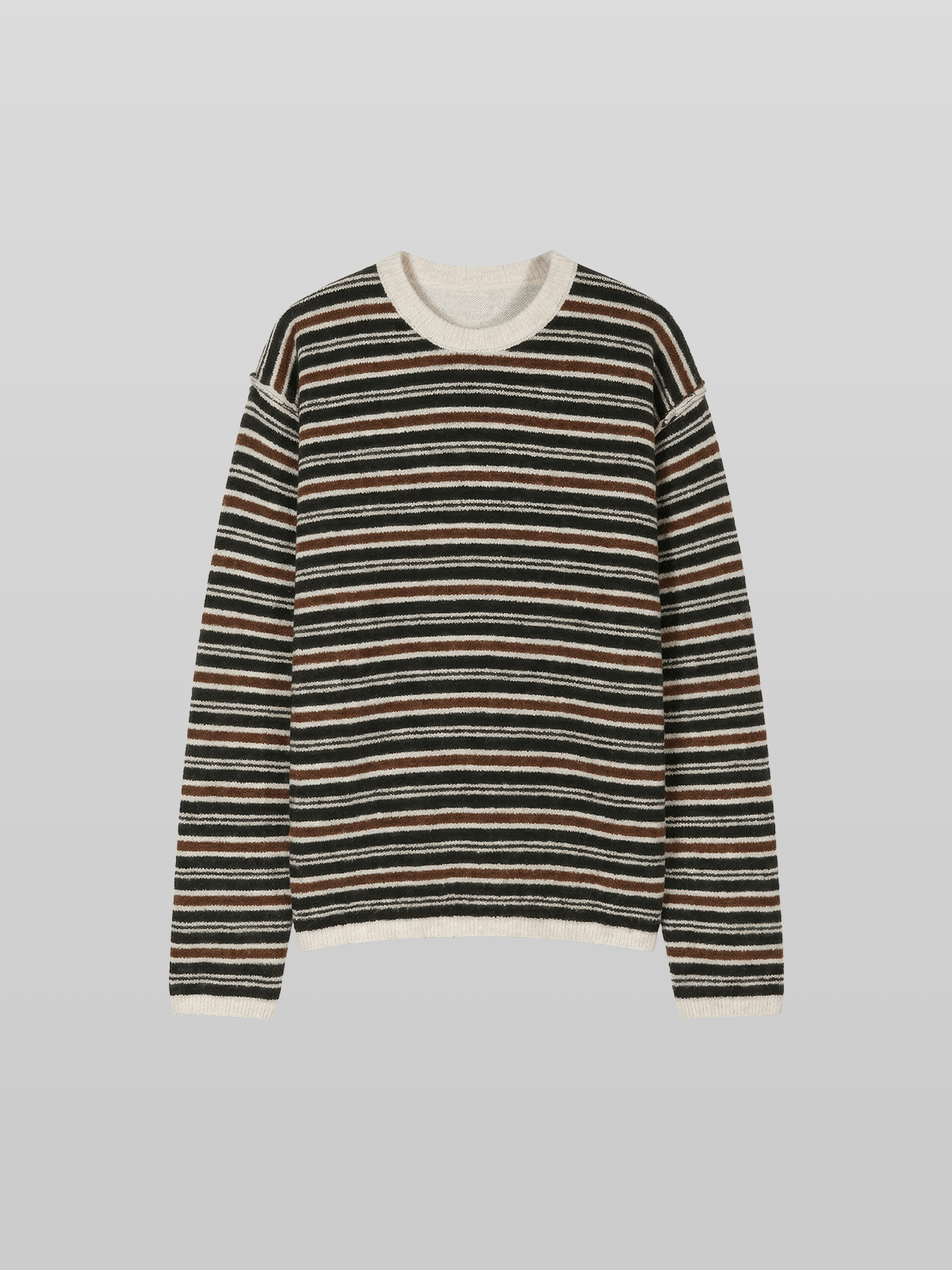 Reversible Wool-Blend Knit Navy