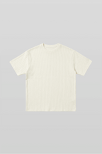 Ribbed Short-Sleeve T-Shirt