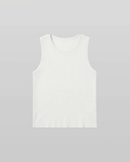 Ribbed Tank Top White