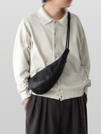 Mini Shoulder Bag Brown – Front view | clean essentials / minimalist | UNPROVEN