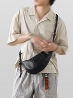 Mini Shoulder Bag Brown – Front view | clean essentials / minimalist | UNPROVEN