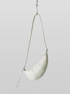 Round Mini Shoulder Bag off-white – Front view | functional / minimalist carry | UNPROVEN