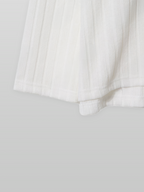 Knit T-Shirt Ivory front - cleanfit minimal - UNPROVEN