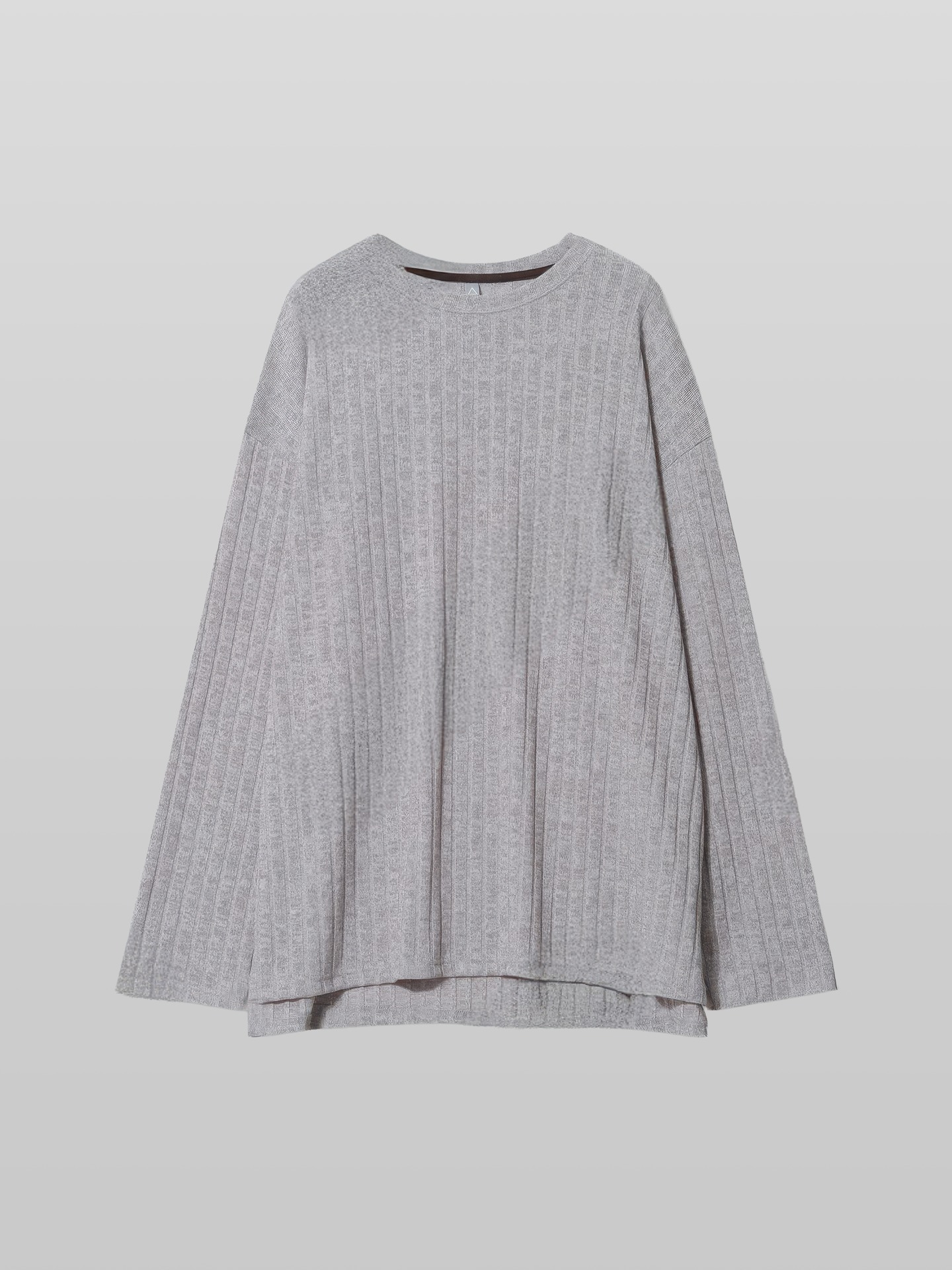 Ribbed Knit T-Shirt