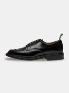 Sanders Military Broad Arrow Apron Derby Shoes 2503B black – Detail | british heritage / refined craftsmanship | UNPROVEN