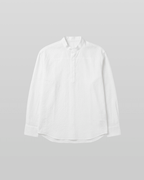 Seersucker Pullover Button-Tab Shirt