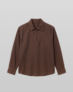 Seersucker Pullover Shirt