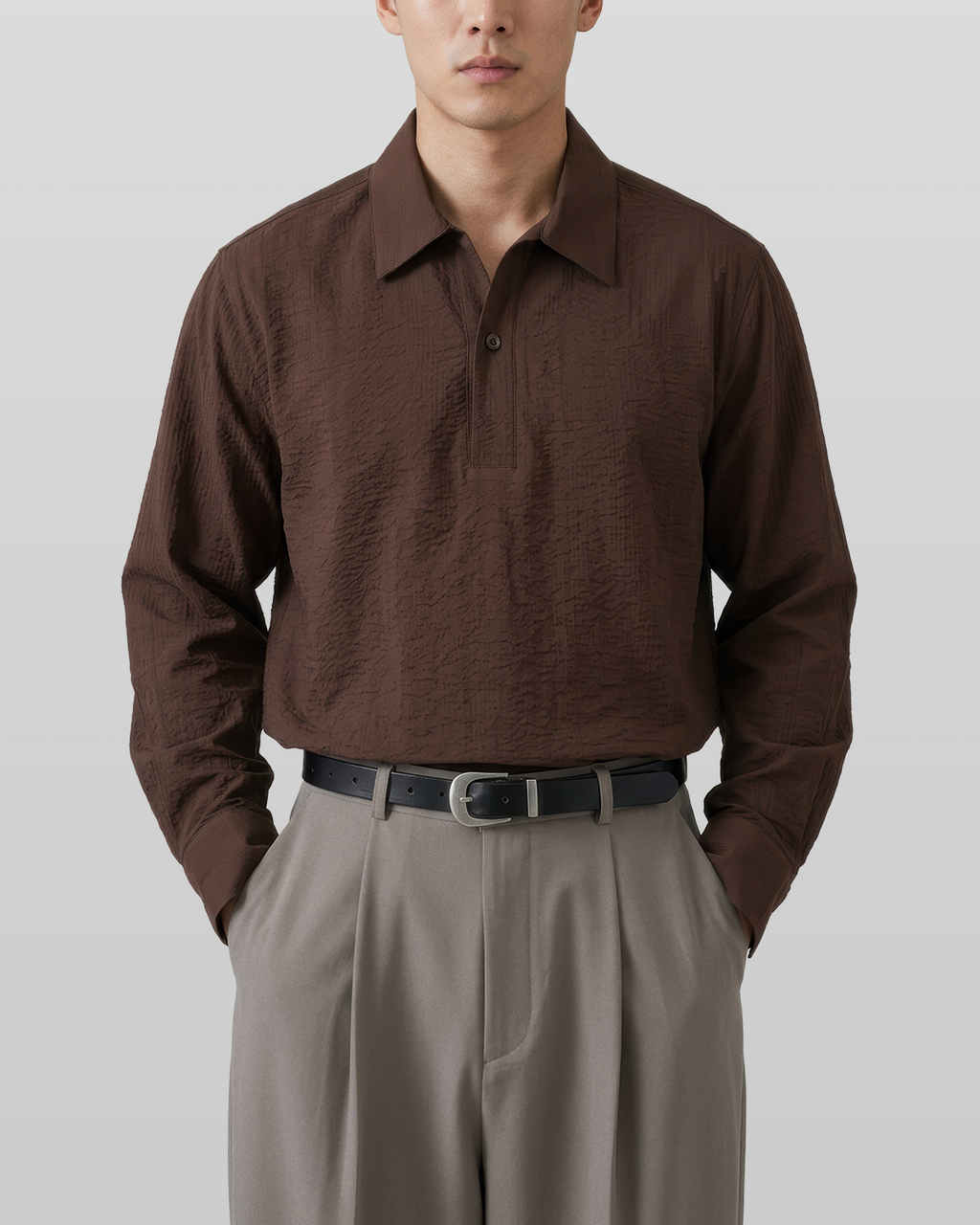 Seersucker Pullover Shirt