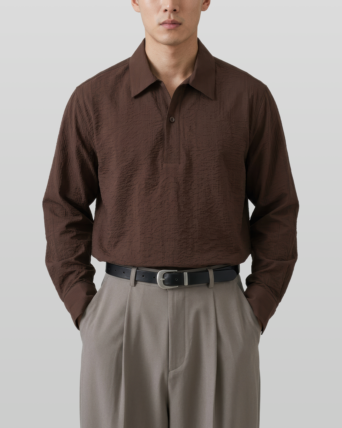 Seersucker Pullover Shirt