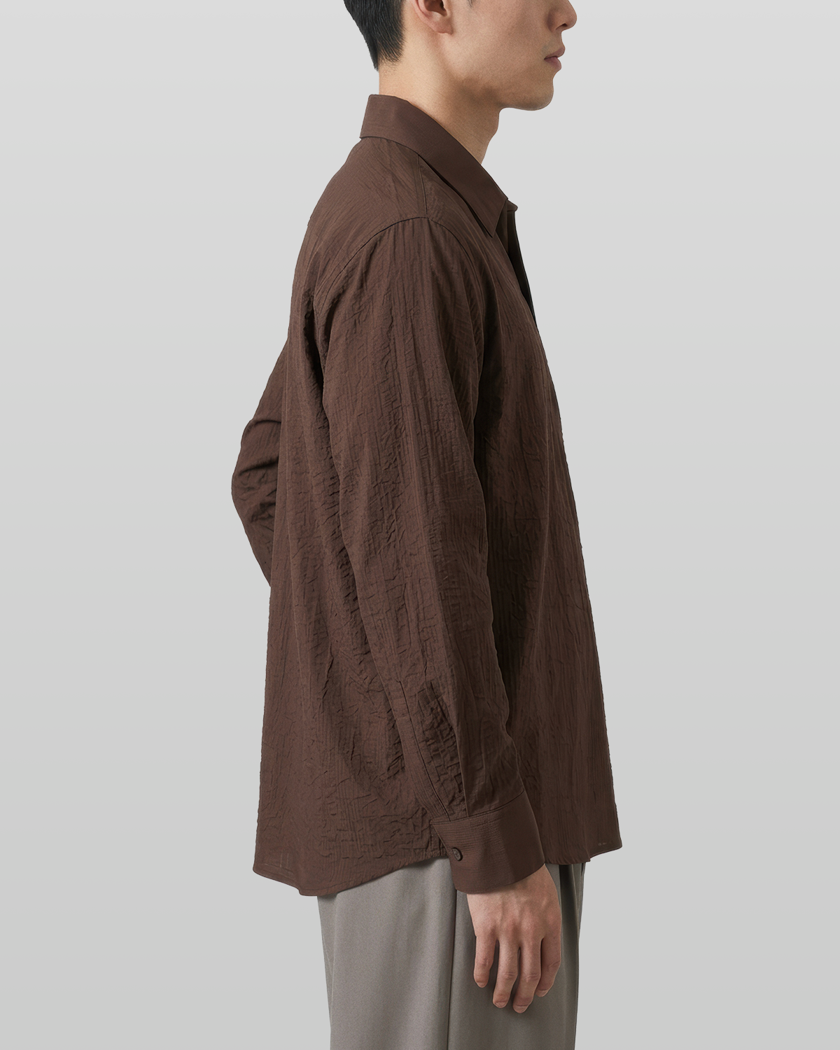 Seersucker Pullover Shirt