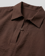 Seersucker Pullover Shirt