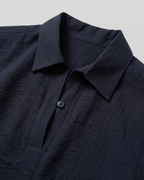 Seersucker Pullover Shirt