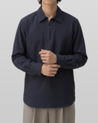 Seersucker Pullover Shirt