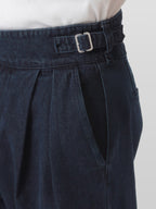 Semi-Wide Gurkha Jeans denim – Detail | wide-leg denim / relaxed denim | UNPROVEN