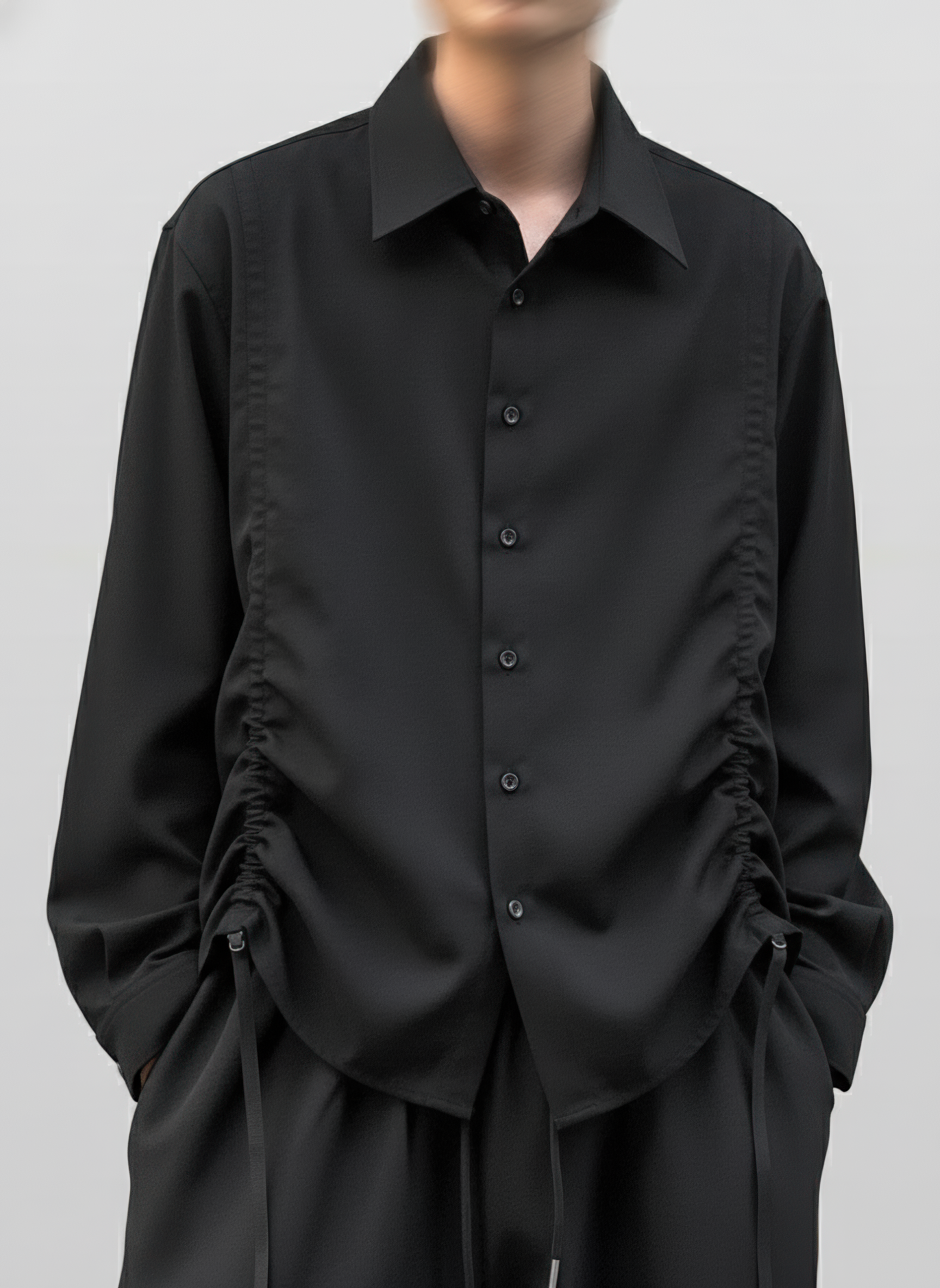 Layered Shirring Shirt