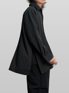 Shirt Black – Front view | clean essentials / minimalist | UNPROVEN