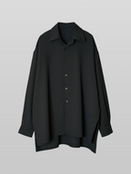 Shirt Black – Front view | clean essentials / minimalist | UNPROVEN