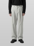 Side-Buckle Pleated Pants