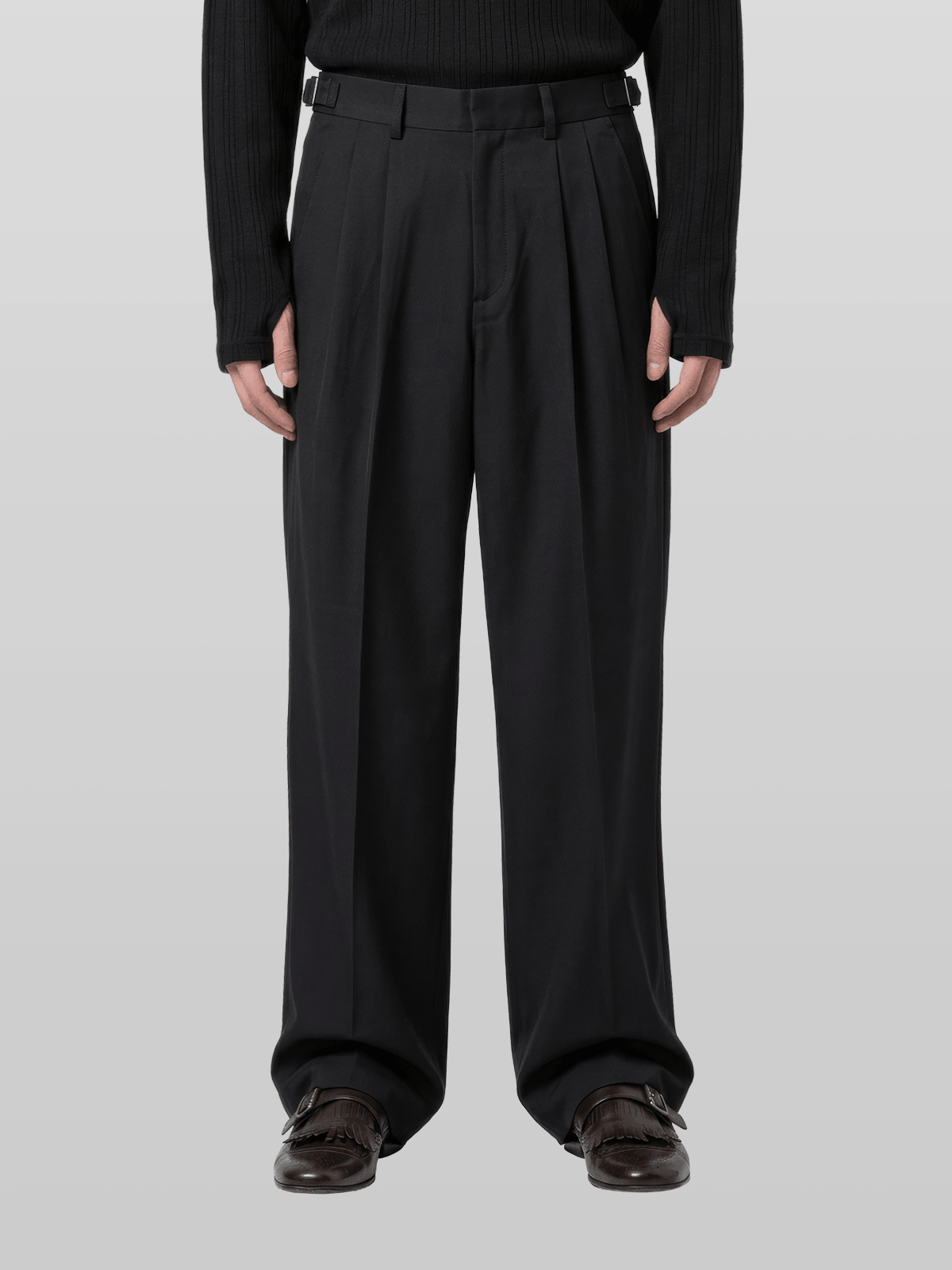 Side-Buckle Pants