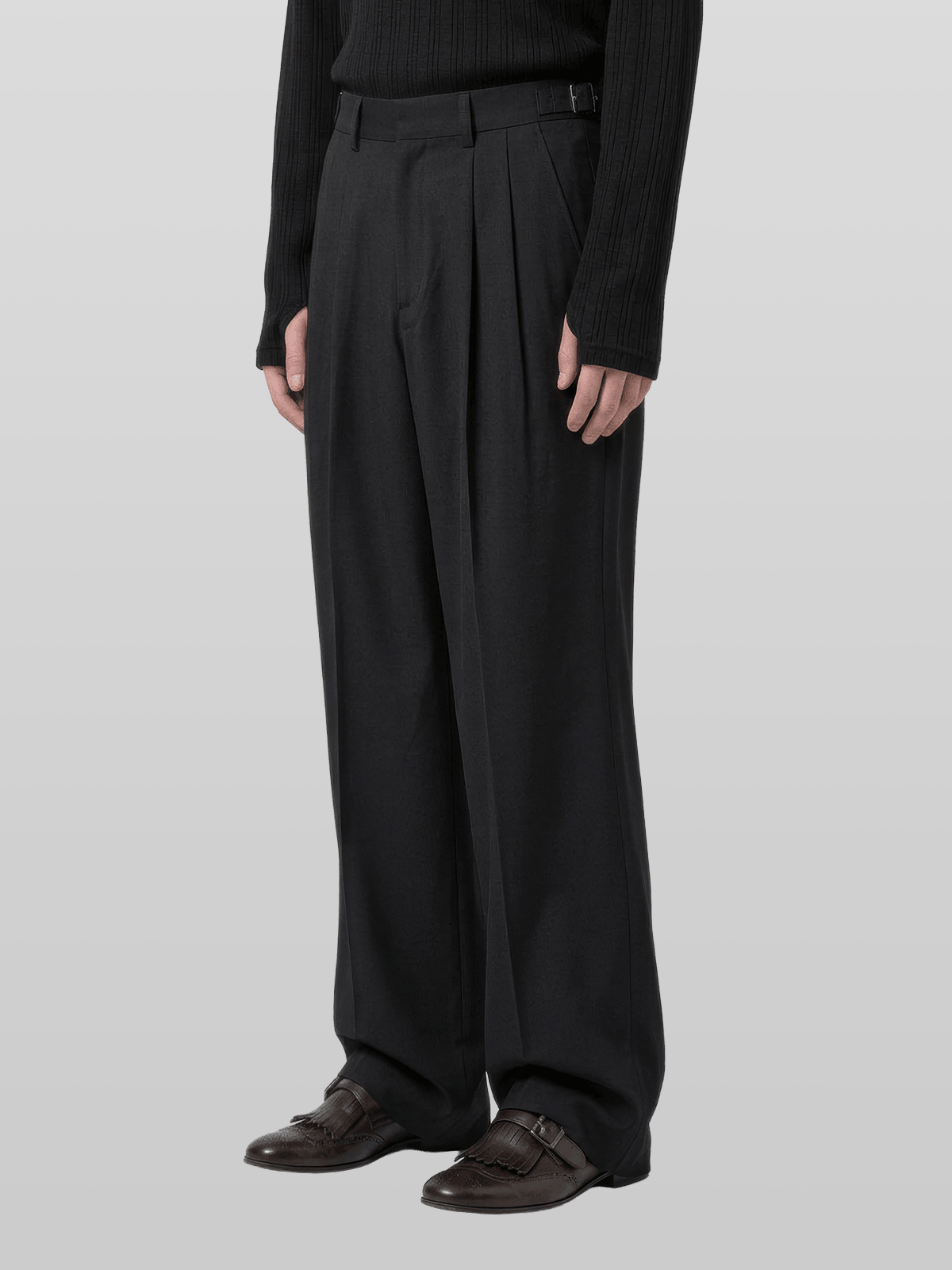 Side-Buckle Pants