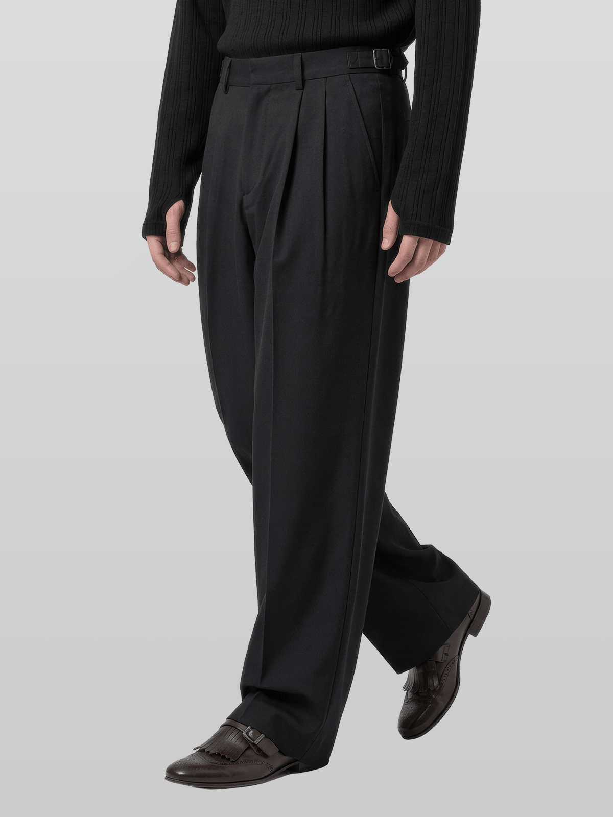 Side-Buckle Pants