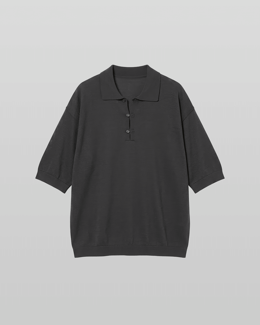 Oversized-Fit Skipper Knit Polo